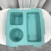 Snack Container Tray with Cup Holder Large Capacity Multiple Compartments