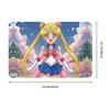 Cartoon Anime Girl Sailors Moons Doormat Mat Anti-Slip  Kitchen Bathroom Garden Rug Carpet 40*60cm
