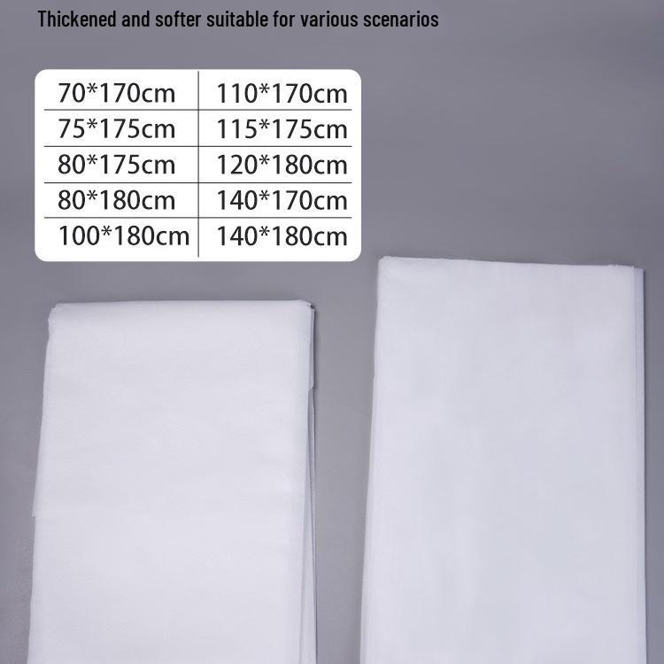 Einweg-Vlies-Bettlaken - Atmungsaktiv, 100 Stück mit Loch, Ölbeständig, Perfekt für Kosmetikstudios oder Massageliegen