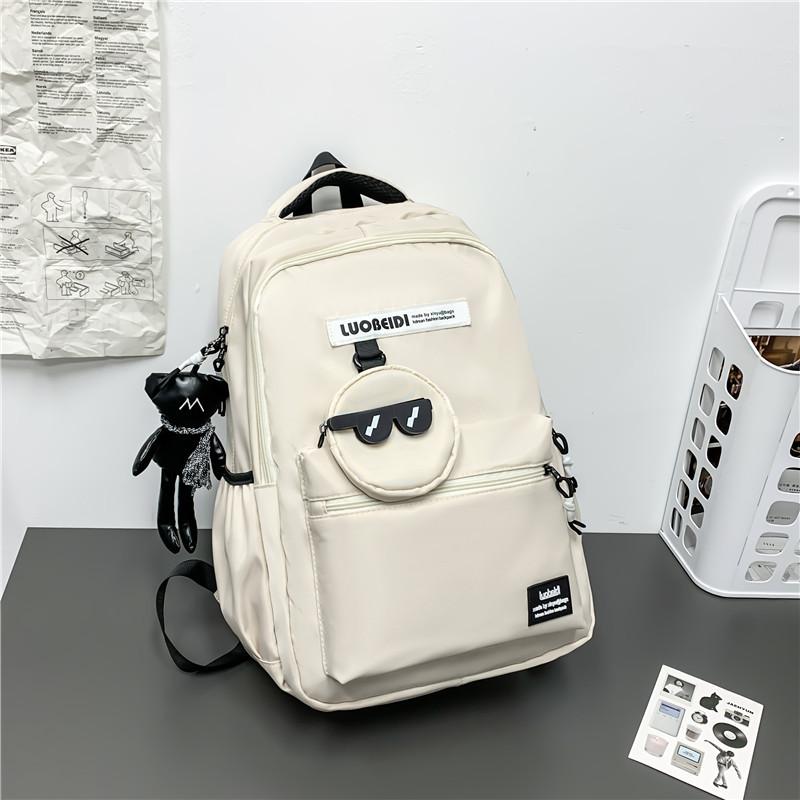 Schoolbag New Student Backpack Campus Sports Leisure Style Trend Korean Edition Large Capacity Middle and High School Student Backpack