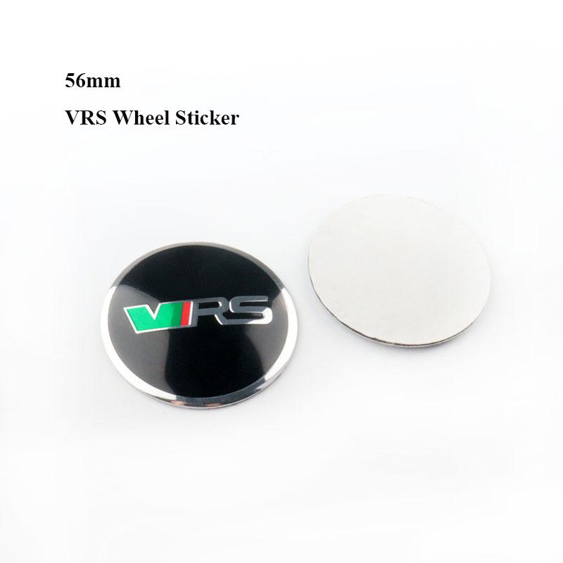 BYCP2 4pcs 56mm 60mm Car Wheel Center Caps Rims Cover Sticker Hub Caps For Skoda Octavia 1 2 3 A5 A7 Fabia VRS MK1 MK2 MK3 Accessories