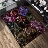 Powerful Anime Characters Home Carpet Office Decorative Carpet For Living Room Bedroom Door Mat Floor Rug Computer Chair Area Rug