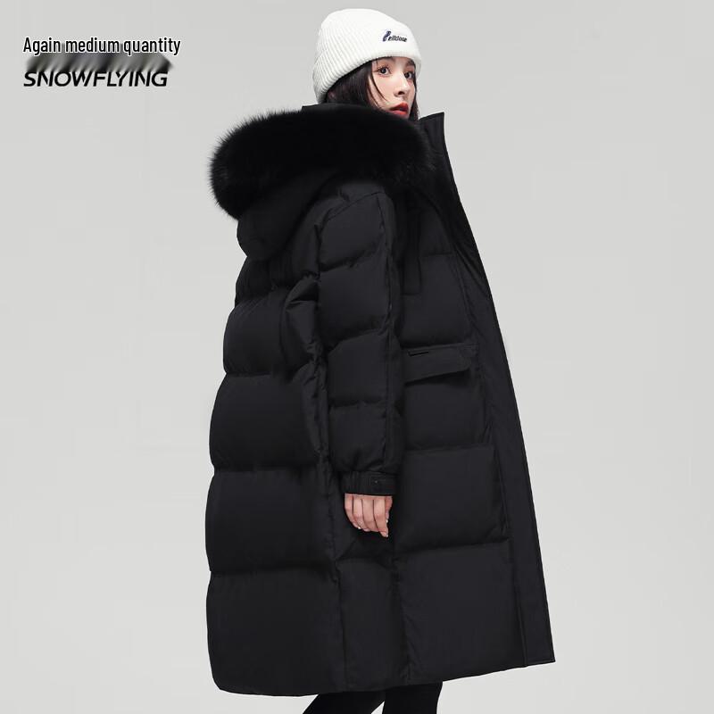 Xue Zhong Fei Long Down Jacket with Large Fur Collar