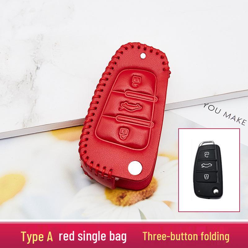 2020 Model Enhanced Car Key Case and Keychain