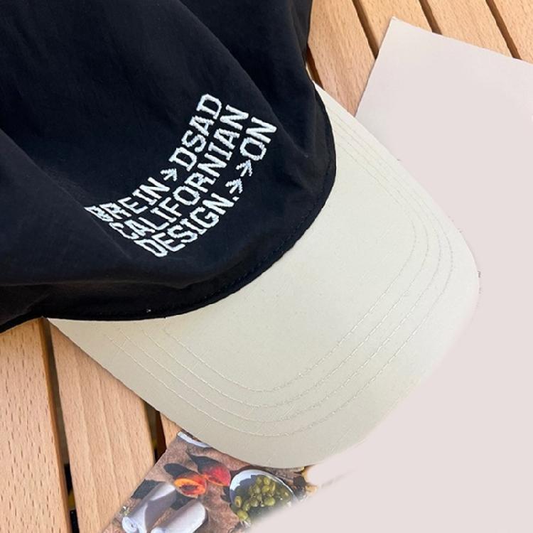 Summer Baseball Hat for Women Girls Embroidery Adjustable Hat Quick Drying