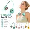 5 Speeds Foldable Cooling Fan Rechargeable Silent Fan Portable Neck Fan  For Travel,Office,Outdoor