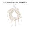 Creative Pearl Lace Choker White Mesh Neck Jewelry Personalized Tassel Beads Necklace  Accessories