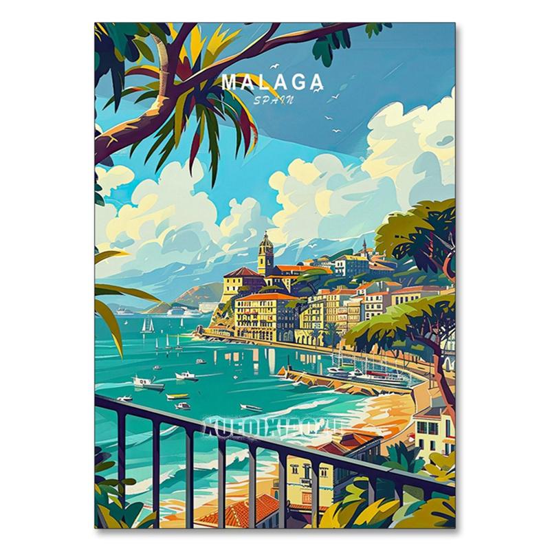 Urban Architecture Diamond Painting Kit London Street View DIY Full Round Mosaic Embroidery Home Decoration for Beginners