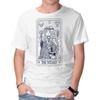 Unisex Crew Neck T-Shirt The Wizard Graphic Short Sleeve Casual Tee
