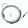 Extended Front Upper Brake Line ABS For 2009-2013 Harley Davidson Touring Road King Road Glide Street Glide