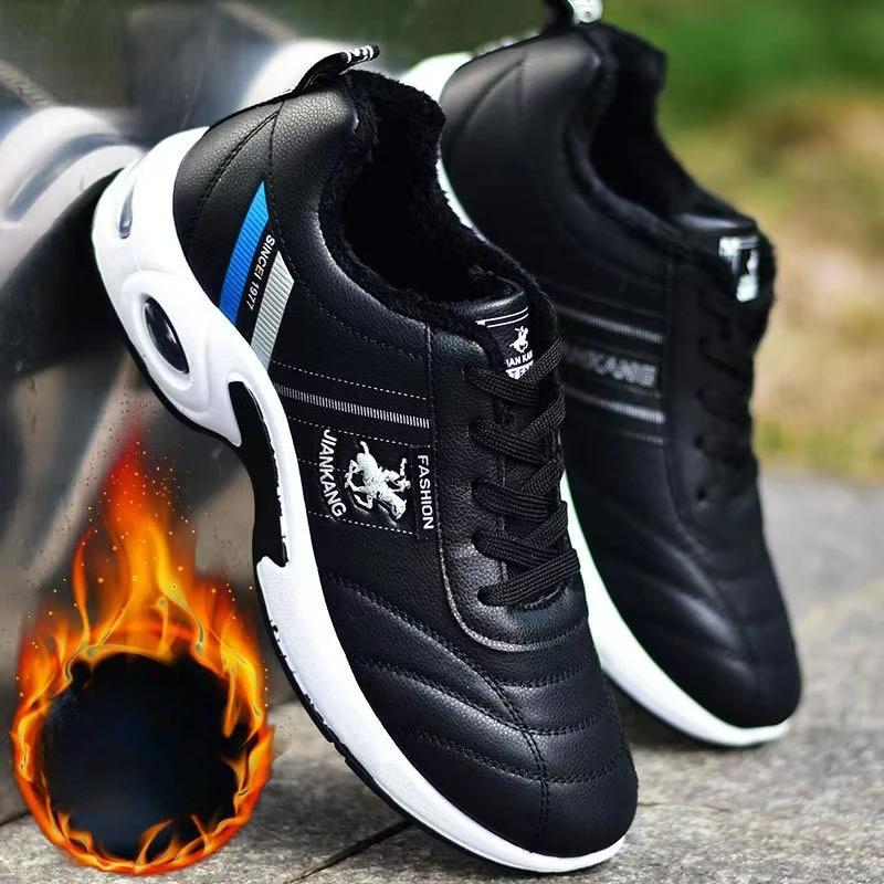 

Большие размеры 38-47 мужские повседневные кроссовки модные кроссовки на воздушной подушке для бега мужские водонепроницаемые кожаные кроссовки для спорта на открытом воздухе теннис 46