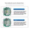 1Pcs Wireless Remote Led Strobe Decorative Light Rgb Colorful Vibration Sensing Warning Signal Light For Motorcycle Car
