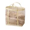 Foldable Large Capacity Clothes Storage Basket with Breathable Nylon Meshes for Home Organization Space Saving and Odor Prevention Ideal for Families