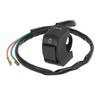 A ABSOPRO Motorcycle Steering Wheel Switch DC 7/8" 22mm Scooter Headlight Toggle Switch