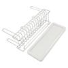 Space Saving Stainless Steel Utensil Drying Rack with Drainage Tray for Kitchen Sink Cabinets and Drawer Organization