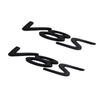 2 Piezas V8S Insignia Logo Emblema Coche Deportivo Negro Brillante Pegatina V8