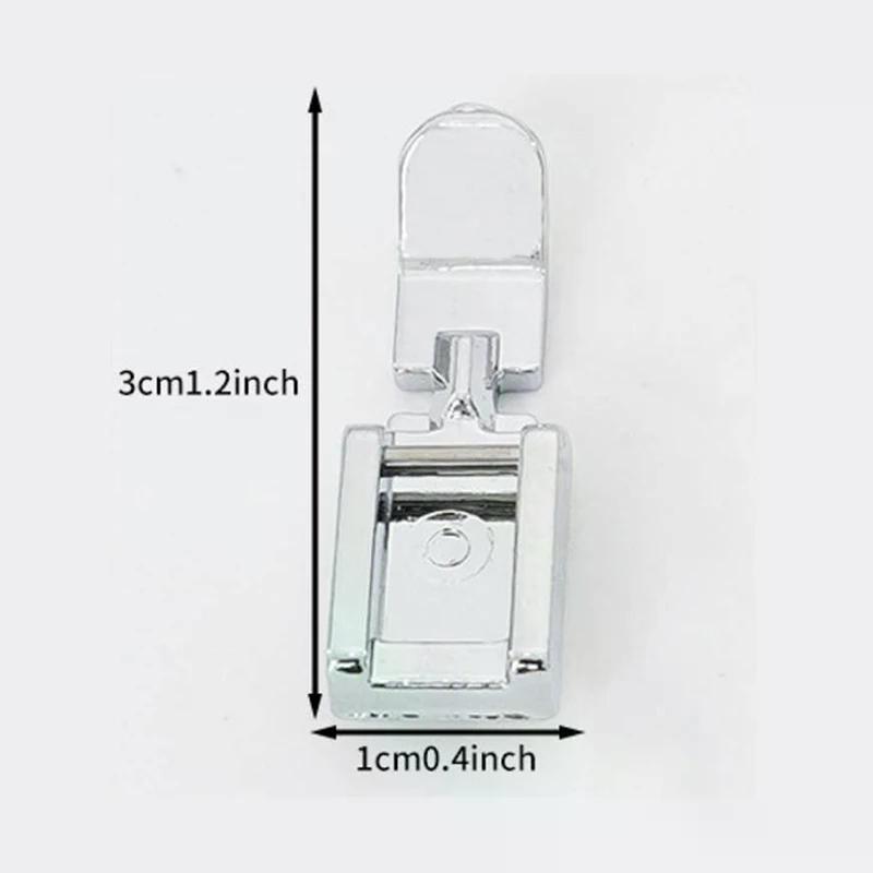Left Right Narrow Foot Zipper Sewing Machine Presser Foot Compatible With Low Shank Snap On Sewing Accessories