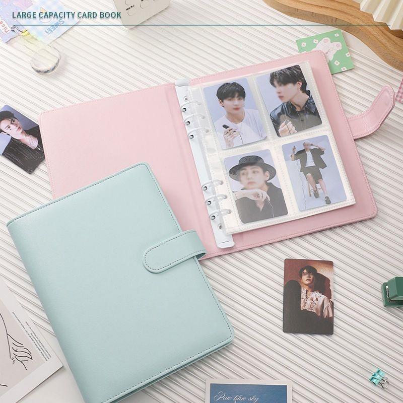 Binder Photocards A5 Photo Card Binder Kpop Idol Card Collect Book Binding Machine Picture Albums Storage Album Stationery