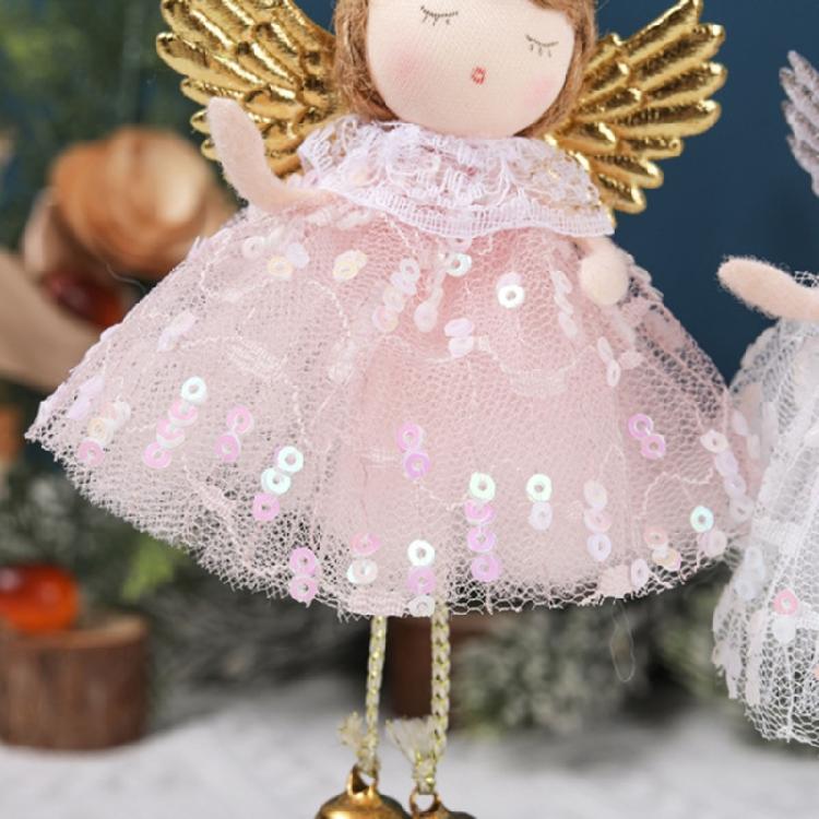Reusable Textiles Angel Hanging Doll Ornamentation All Ages Safe Decors For Christmas Birthdays Special Event Decors