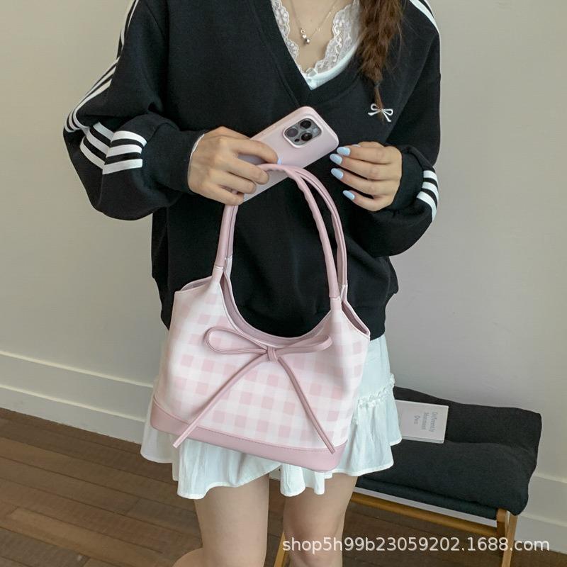 Summer underarm commuter big bag women's new fashion simple casual bag high value tote bag