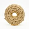 Positive Energy Doughnut Hug Pocket Mini Handmade Knitting Doughnut Doll With Card Funny Christams Gift Home Room Decoration