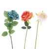 3Pcs Artificial Rose Flower Single Stem Fake Rose For Proposal Wedding Bouquet Home Party Table Centerpiece Decoration
