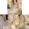 Womens Loose Fit Sleepwear Set With Short Pants And Breathable Fabric For All Seasons