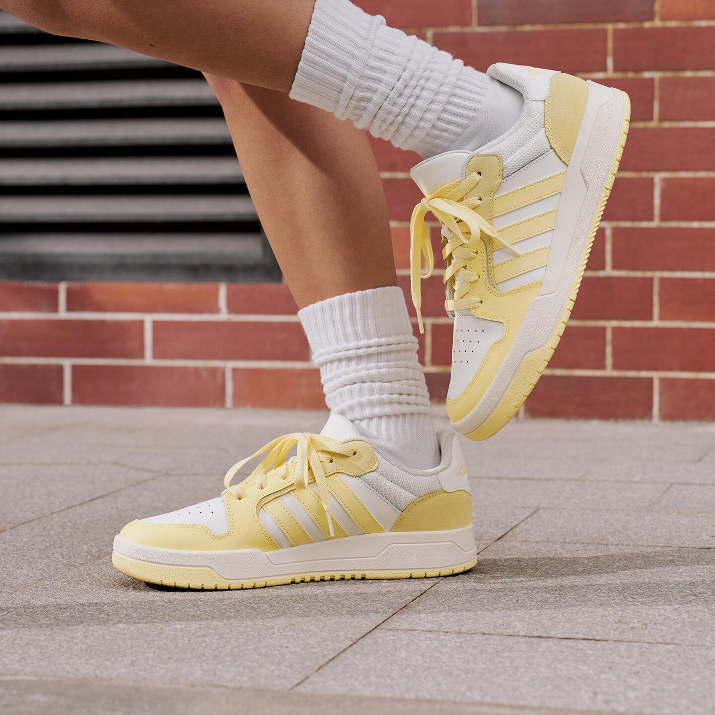 Adidas ENTRAP Textile, Synthetic Leather, Split Cow Leather Low top Sk 38