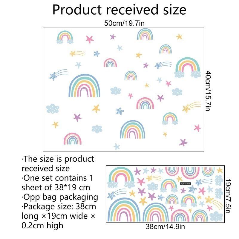 Cartoon Pattern Luminous Wall Stickers Glow In The Dark Stickers Combination Decals For Baby Kids Room Bedroom Home Decoration