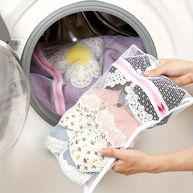 Laundry Bag Set, Thick Mesh Storage Bag, Protective Washing Bag, Polyester Mesh Zipper Bag, Suitable for Various Clothes, Travel Storage Bag