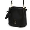 Daks Black Dd Logo Leather Shoulder Bag Dcba6e332bk