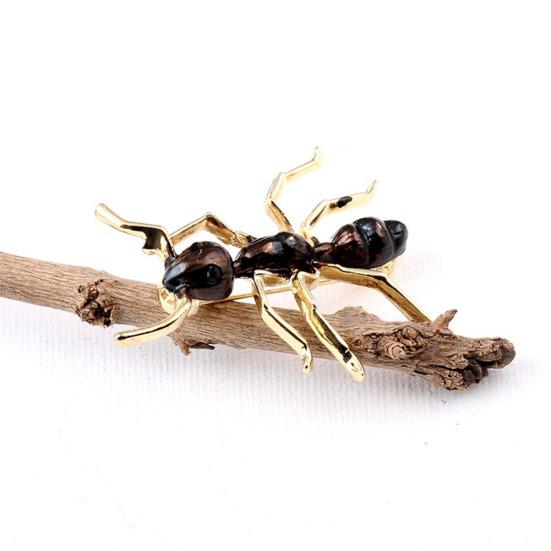 Fashion Unisex Ant Alloy Brooch Pin Badge Suit Lapel Jacket Clothes Accessory