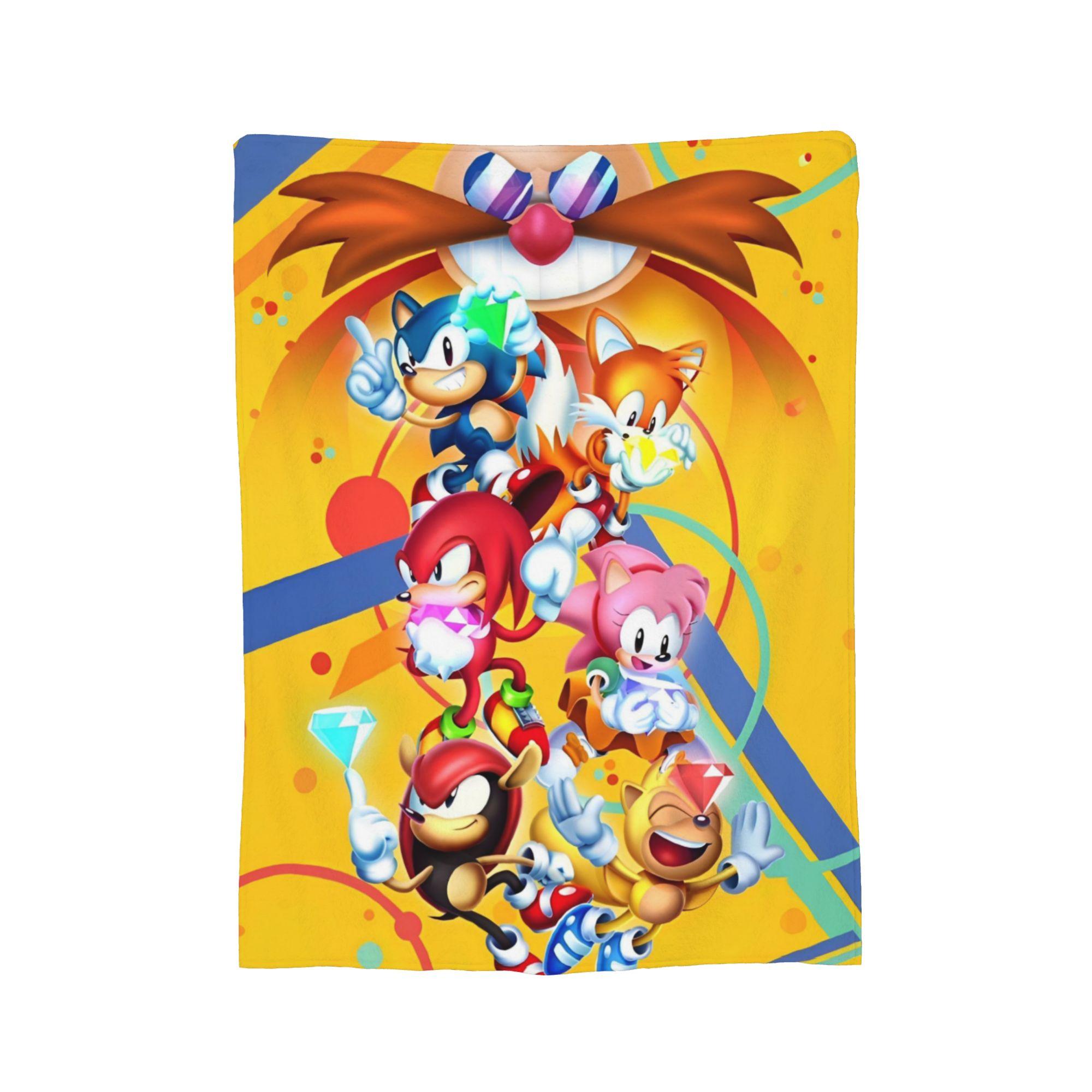 

Shadow The Hedgehog Anime Blankets Fleece Textile Decor Multi-function Super Soft Throw Blankets for Sofa Travel Bedspreads 40x50in
