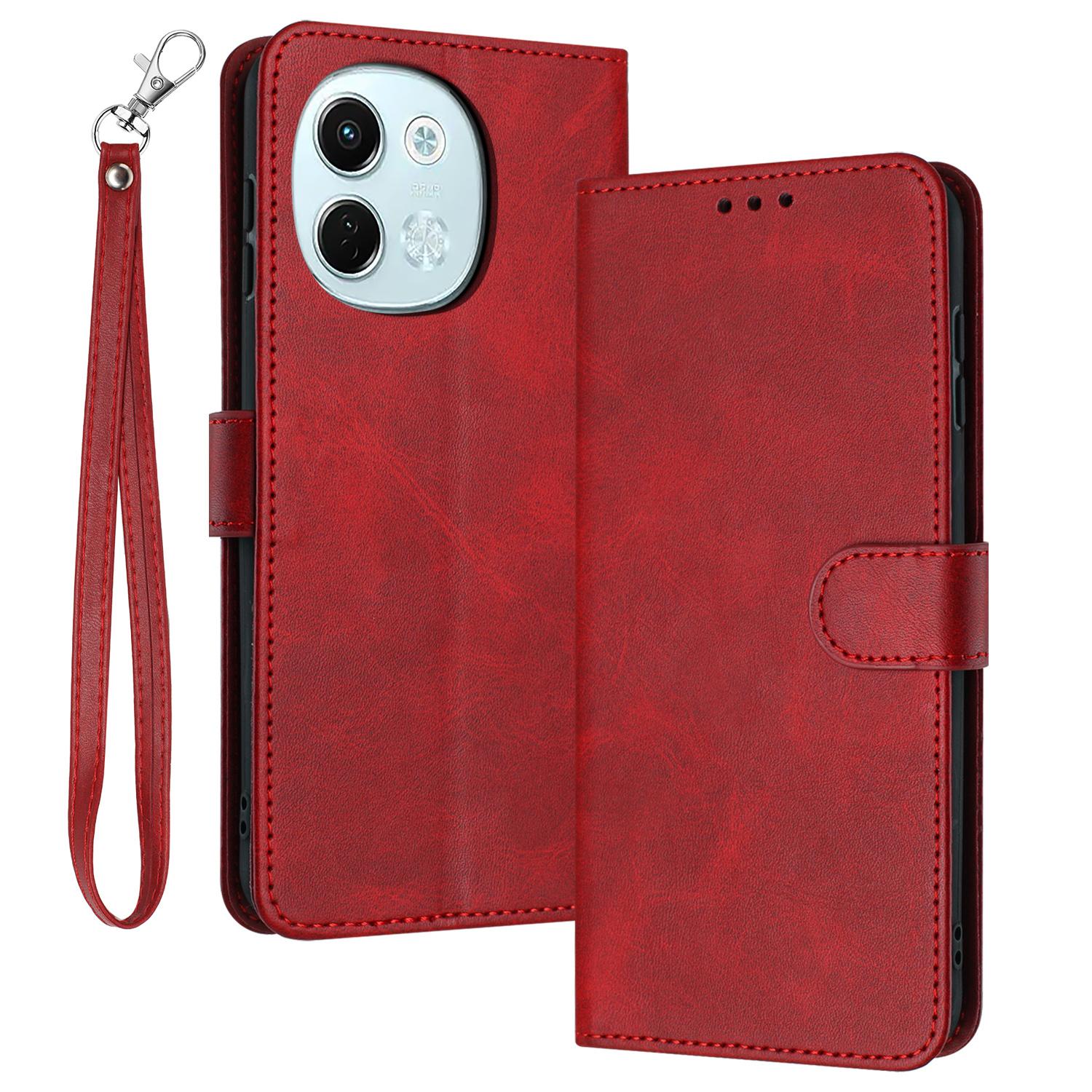

For TECNO Pova 6 Neo 5G/Spark 30 5G Case Flip Stand PU Leather Wallet Phone Cover Calf Texture A