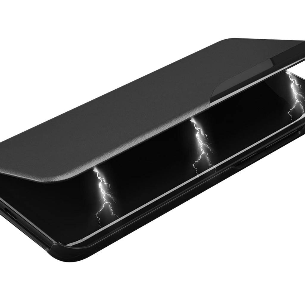 For Xiaomi Redmi 13C 4G/Poco C65 4G Leather Case View Window Stand Cover