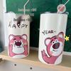 Stainless Steel Insulated American Travel Coffee Cup with Straw