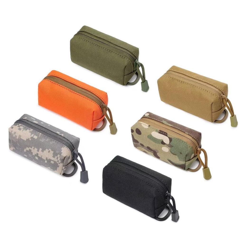 Compact Outdoor Mini Key and Coin Pouch - Travel Carry-On Bag