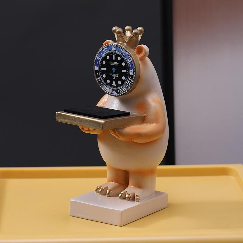 

Creative Apple Watch Charge Stand Holder Case Display Bear Support Iwatch Wireless Cgarging Holder Cartoon Table Watches Gift