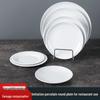 Melamine Round Flat Dinner Plate for Commercial Use