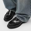 Fashion High Quality Men's Leather Shoe British Designer Style Party Leisure Business Daily Work Plus Size Black Loafers 38-46 Hot
