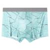 Boxer da Uomo Senza Cuciture in Cotone Latte Monocolore - Traspiranti, Alta Elasticità, Vestibilità Larga, Taglia Grande