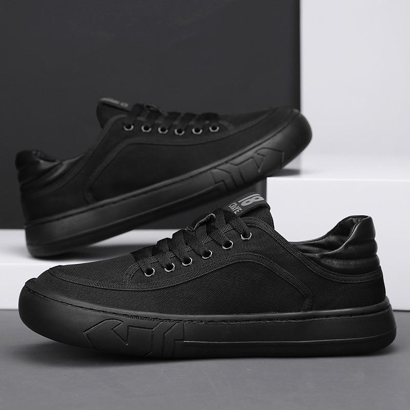 Men's shoes summer new breathable canvas fashion platform men's trend versatile comfortable casual shoes