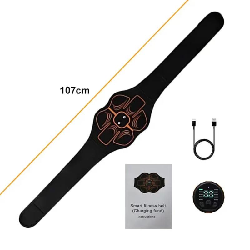 Neuer Bauchmuskel-Gürtel Elektrischer Muskelstimulator Tragbarer EMS Fitness-Massager für Zuhause Yoga Taillentrainer Körperstraffung Formgebung