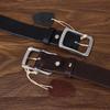 Thickened Water-Dyed Matte First Layer Cowhide Stainless Steel Belt Men'S Genuine Leather Versatile Retro Casual Jeans Belt Men'S