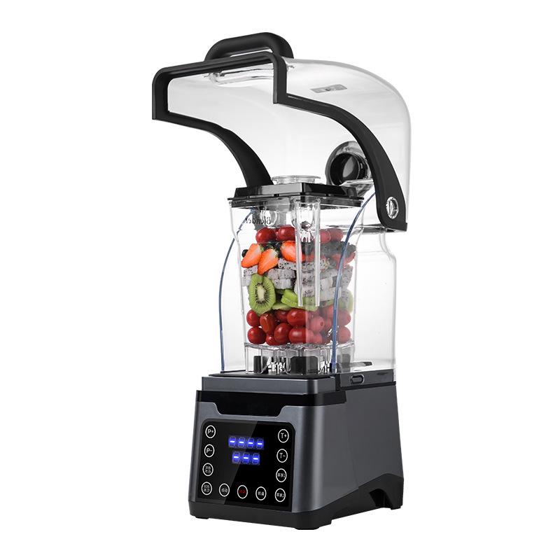 Commercial Soundproof Smoothie Machine: Automatic Ice Crusher, Shaver, Tea Brewer, Wall-Breaking Juicer for Milk Tea Shops.