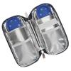 Insulin Cooler Bag Portable Lightweight Improved Insulation Convenient for Insulin Pen Glucose Monitor Blue Bottom