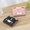 Cute Cat Short Wallet For Girls Three-fold Multi-card Slot Coin Purse Pu Leather Multicolor Wallet