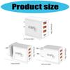 4 Συσκευές Γρήγορη 3 Θύρες USB A 1 Θύρα USB C Έξοδος 40W για Τηλέφωνα Tablets Laptops