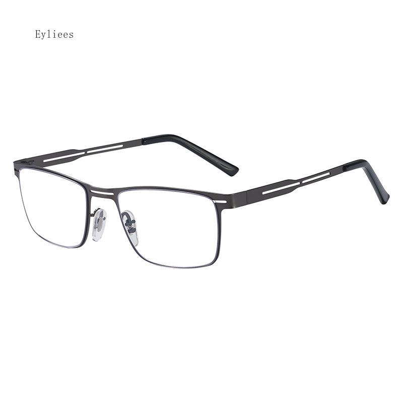 Retro Reading Glasses Metal Frame Presbyopia Women Magnifier Female Male Multifocal Glasses Optical Radiation Anti-Blue Fashion