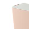 Mini-Mülleimer Schreibtisch Arbeitsplatte Müllbehälter Kunststoff Küchenabfalleimer mit Deckel Hellrosa